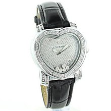 Iced Out Diamond Heart 0.30ct Luxurman