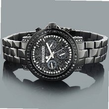 Iced Out es: Luxurman Black Diamond 2.15ct