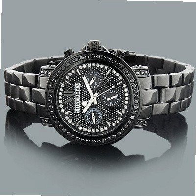 Iced Out es: Luxurman Black Diamond 2.15ct