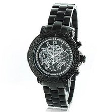 Ladies Diamond es: Luxurman Black Diamond