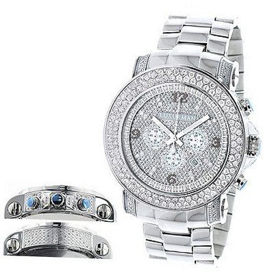 Large 2 Row Diamond Bezel Luxurman 5ct New Arrival Oversized