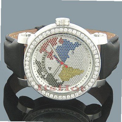 Luxurman Continents VS Diamond Bezel 4.50ct