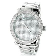 Luxurman Diamond 0.12ct Stainless Steel Band