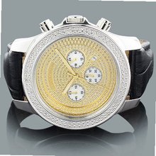 Luxurman Diamond 0.25ct Leather Band