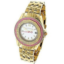 Luxurman Diamond 0.25ct Yellow Gold Plated