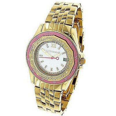 Luxurman Diamond 0.25ct Yellow Gold Plated