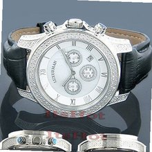 Luxurman Diamond 0.5ct White MOP Freeze