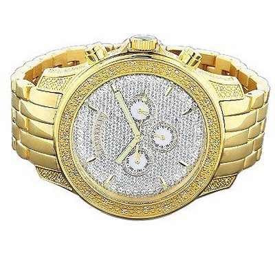 Luxurman Diamond 0.5ct Yellow Gold Plated