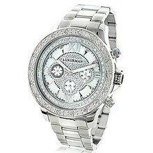 Luxurman es: Diamond 0.2ct White MOP