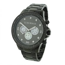 Midsize Black Diamond by Luxurman 0.25ct