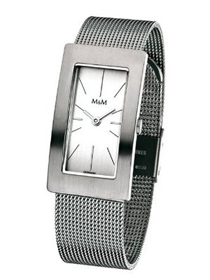 M&M Quartz M11840-122 with Metal Strap