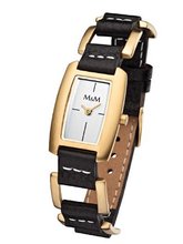 M&M Quartz M11845-412 with Leather Strap