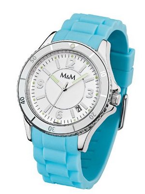 M&M Quartz M11846-843 with Rubber Strap