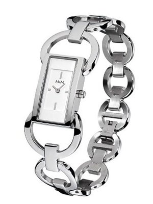 M&M Quartz M11851-142 with Metal Strap