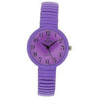 Mab London Lilac Dome Shaped Dial Ladies Expander Strap EXPS10