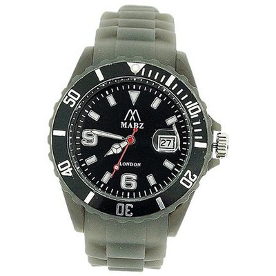 Mab London Unisex Glow In The Dark Grey Silicone Strap Party