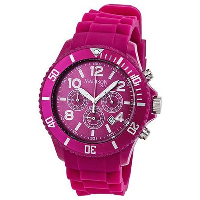 Madison Candy Chronograph Black Polycarbonate Unisex U4632-20