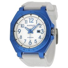 Madison Candy Time White Dial Blue Aluminum Unisex G4452-04