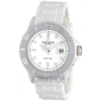 Madison Candy Time White Polycarbonate Unisex U4167-1