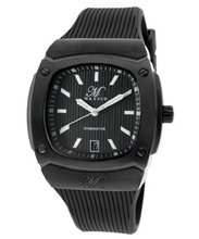 Dominator Black Textured Dial Black Silicone