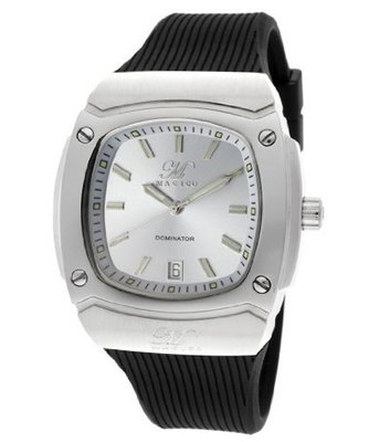 Dominator Light Blue Dial Black Silicone