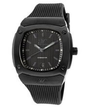 uMagico Dominator Black Textured Dial Black Silicone 