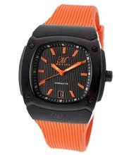 uMagico Dominator Black Textured Dial Orange Silicone 