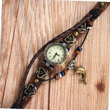 MagicPiece Handmade For  Dolphin Pendant and Wooden Bead B