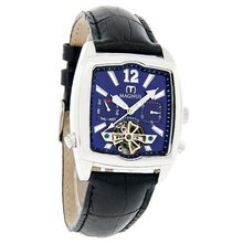 Magnus Halifac Blue Day/Date Dial Leather Band Automatic M111msb01