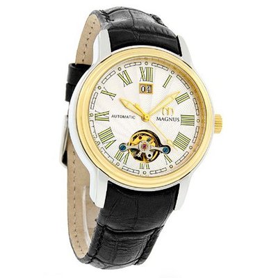 Magnus Melbourne Blk Leather Auto M103MSB25