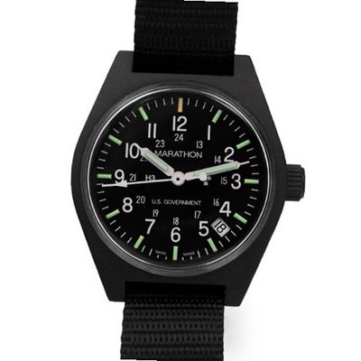 MARATHON General Purpose Quartz w/ Date Black WW194015
