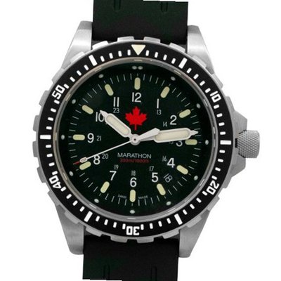 MARATHON Jumbo Diver's Maple LGP JSAR Black Dial WW194018MPL