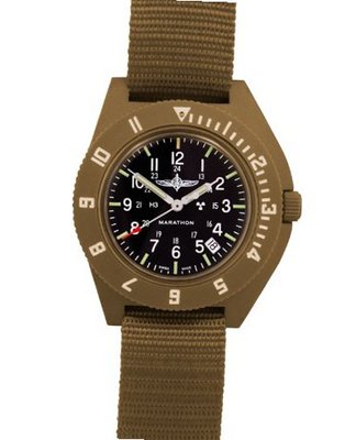 MARATHON Navigator Pilots Quartz Duvdevan w/ Date WW194013DD-DT