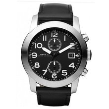 Marc by Marc Jacob Larry Black Dial Black Leather MBM5033