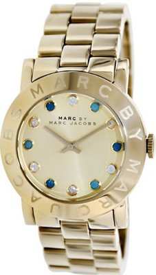 Marc by Marc Jacobs Amy Dexter Gold dial Gold-tone Ladies MBM3215