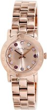 Marc by Marc Jacobs Amy Dexter Rose Dial Rose Gold-tone Ladies MBM3219