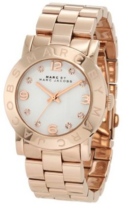 Marc by Marc Jacobs Amy Quartz White Dial - MBM3077