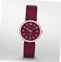 Marc By Marc Jacobs Baker Mini Rose Tone Maroon Leather MBM1271