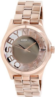 Marc by Marc Jacobs Henry Skeleton Pink Dial Quartz - MBM3207