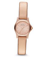 Marc by Marc Jacobs MBM1298 Rose Gold Metallic Henry Dinky Ladies