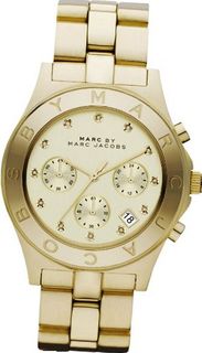 Marc by Marc Jacobs MBM3101 Ladies Gold Blade Chronograph