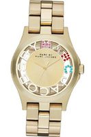 Marc by Marc Jacobs MBM3263 Ladies Gold Henry Skeleton