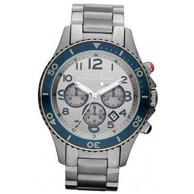 Marc By Marc Jacobs Rock Chronograph Grey Dial Stainless Steel MBM5028