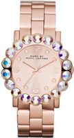 Marc by Marc Jacobs Rose Dial Rose Gold-tone Ladies MBM3223