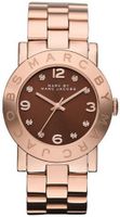 Marc Jacobs Amy Brown Dial Rose Gold-plated Ladies MBM3167