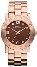 Marc Jacobs Amy Brown Dial Rose Gold-plated Ladies MBM3167