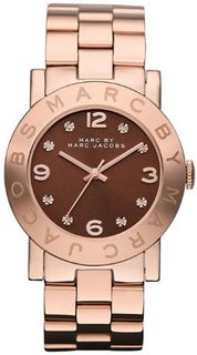 Marc Jacobs Amy Brown Dial Rose Gold-plated Ladies MBM3167