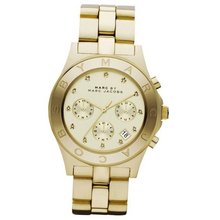 Marc Jacobs Chrono Glitz Gold Dial MBM3101