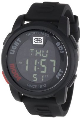 Marc Ecko E07503G1 20-20 Digital Black Resin Strap