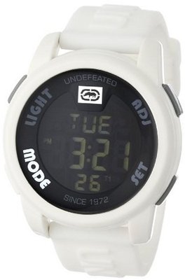 Marc Ecko E07503G2 20-20 Digital White Resin Strap
